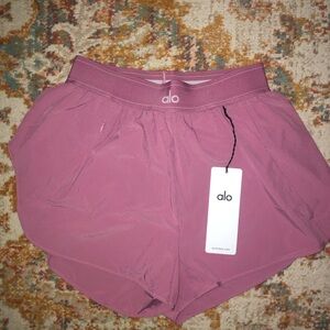 ALO Yoga Women's Mauve Athletic Shorts